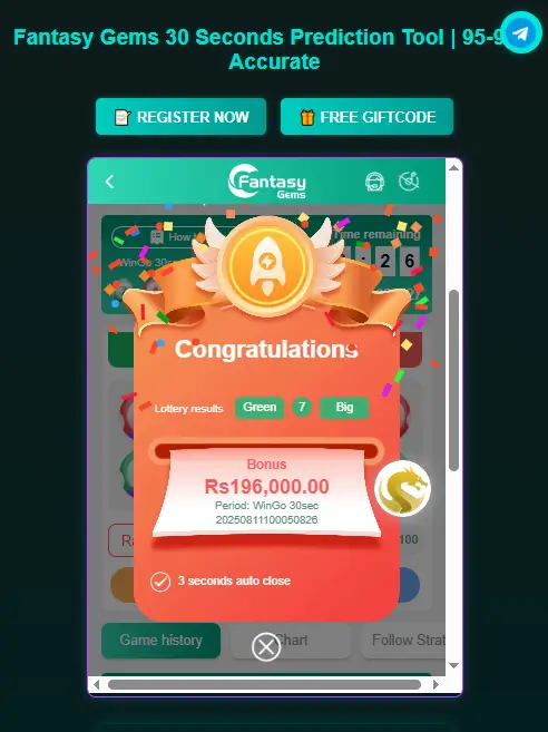 Fantasy Gems 30 seconds hack